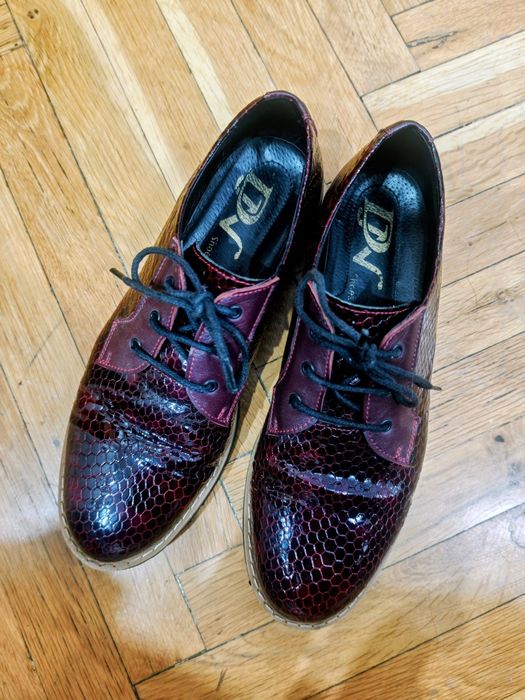 Дамски обувки - естествен лак