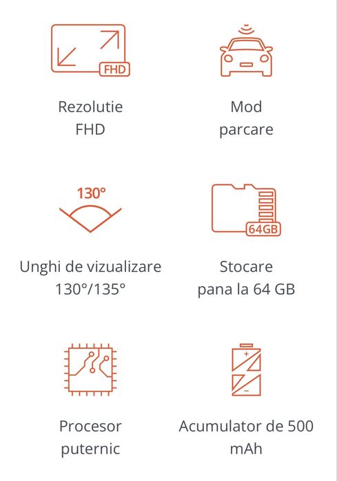 Camera bord 70mai inregistrare oglinda retrovizoare