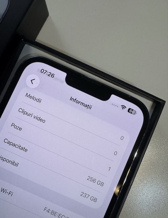 Unic Proprietar Iphone 13 Pro Max 256 GB Sierra Blue