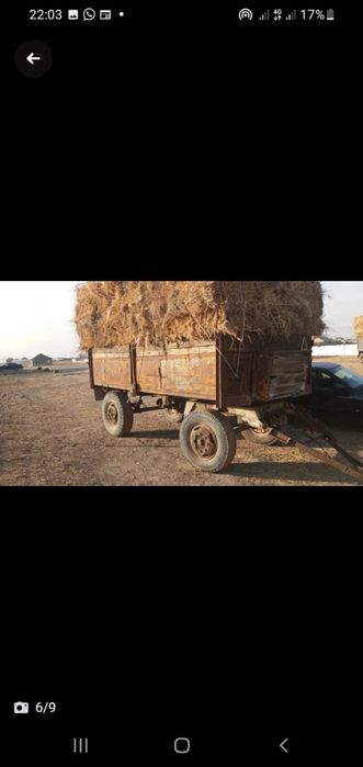 Трактор,прицеп,борон комплект