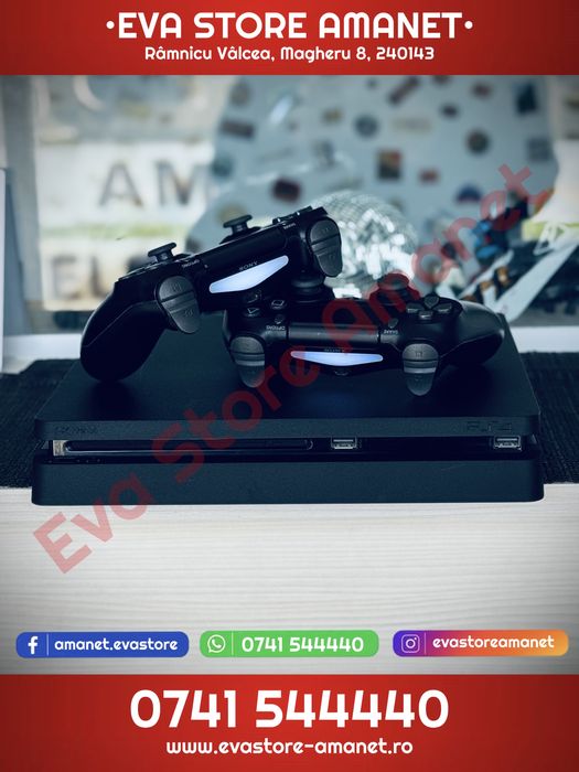 Consola Gaming SONY Playstation 4 Slim PS4 1TB 2 x Controller 5 x Joc