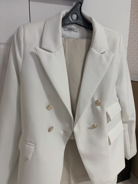 белый пиджак для девочки