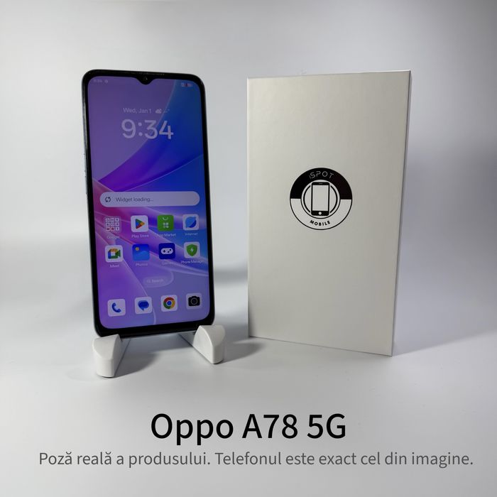 iSpotMobile.ro - Oppo A78 5G blue 128 gb ! Garantie