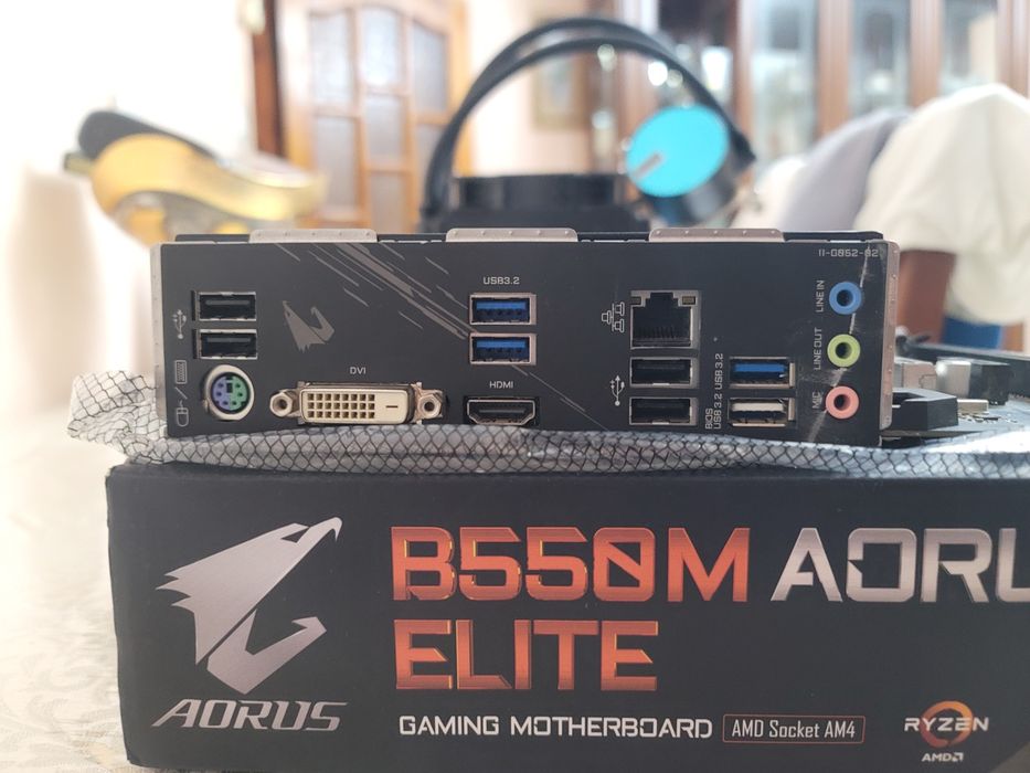 Игровой комплект: Ryzen 5 5600G + Gigabyte B550M Aorus Elite + СЖО Exe
