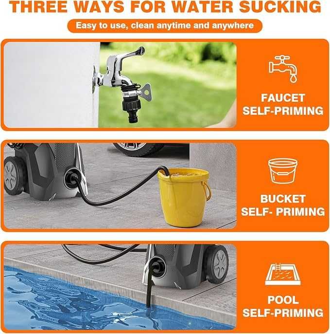 НОВА Водоструйка  с високо налягане, 200 бара, 3000 W, 540 л