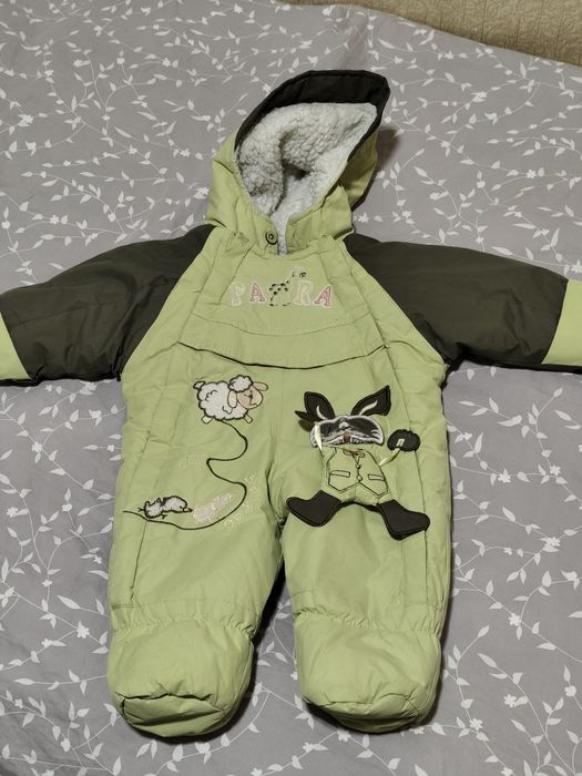 За три вещи 100 Детские вещи, зимний комбинезон