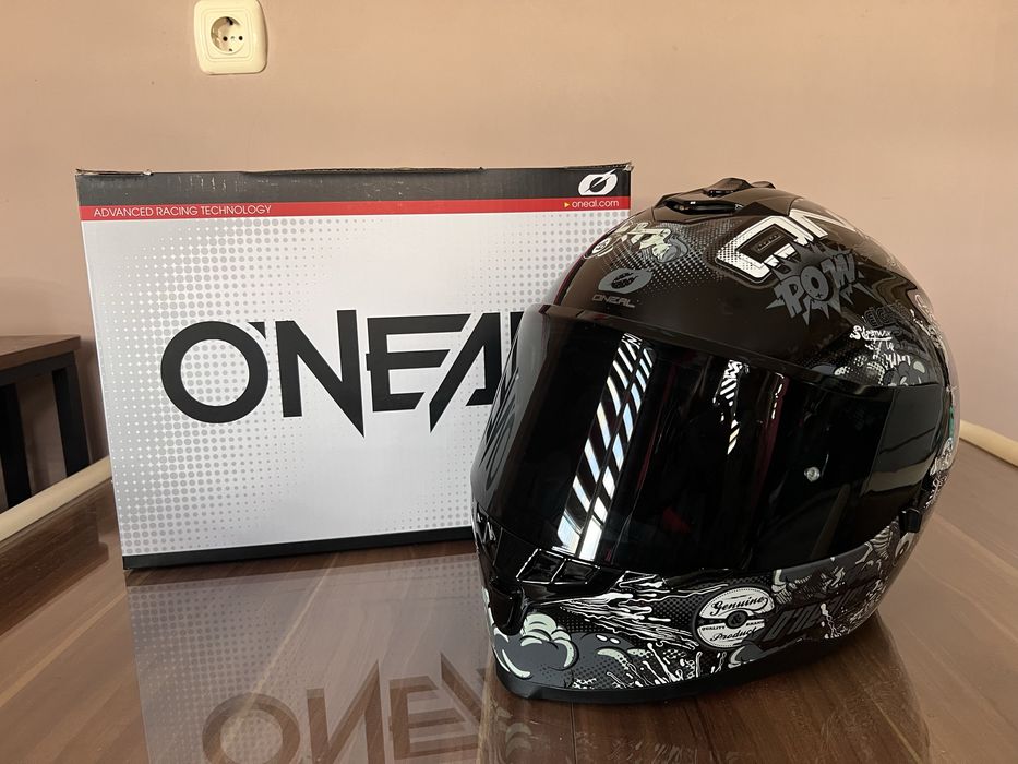 Каска O'neal Challenger Crank Black/White