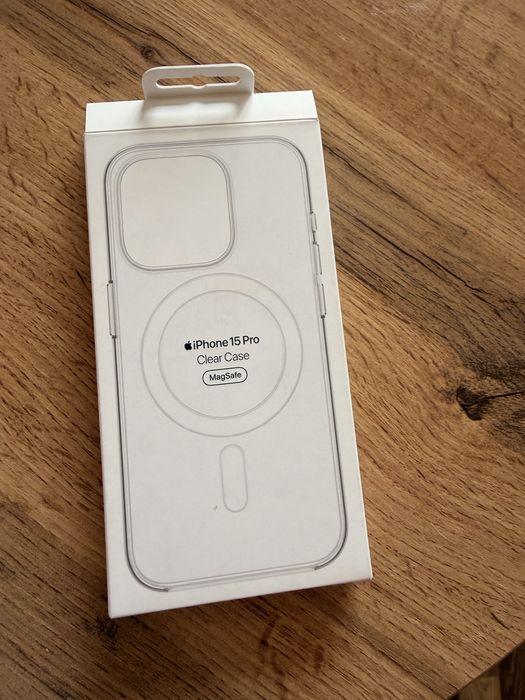Чехол для Iphone 15 Pro MagSafe прозрачный, оригинал Apple