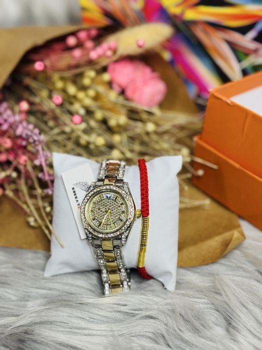 Set ceas dama + accesoriu