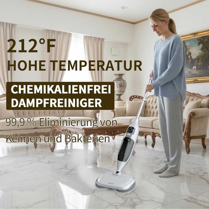 Парочистачка TORDER 2-in-1 Steam Cleaner Mop ,Гаранция