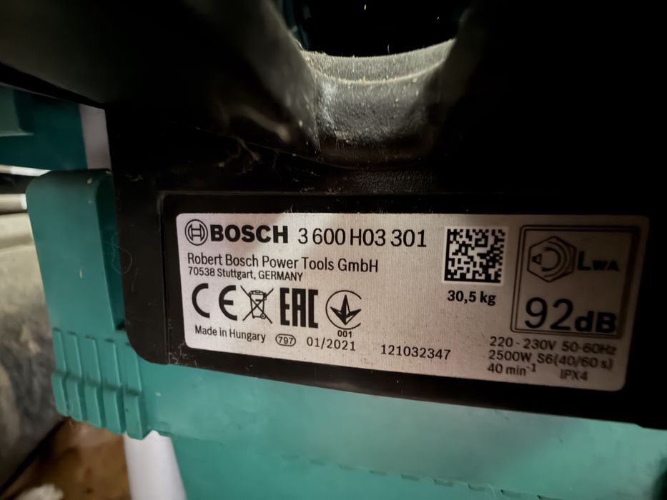 Bosch AXT 25 TC - Tocator de crengi, 2500 W, 45 mm, monofazat
