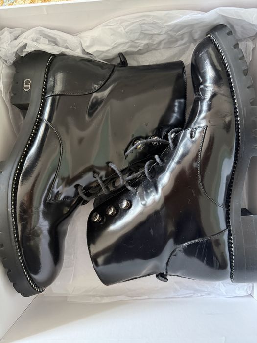 Ботинки Диор лакированные