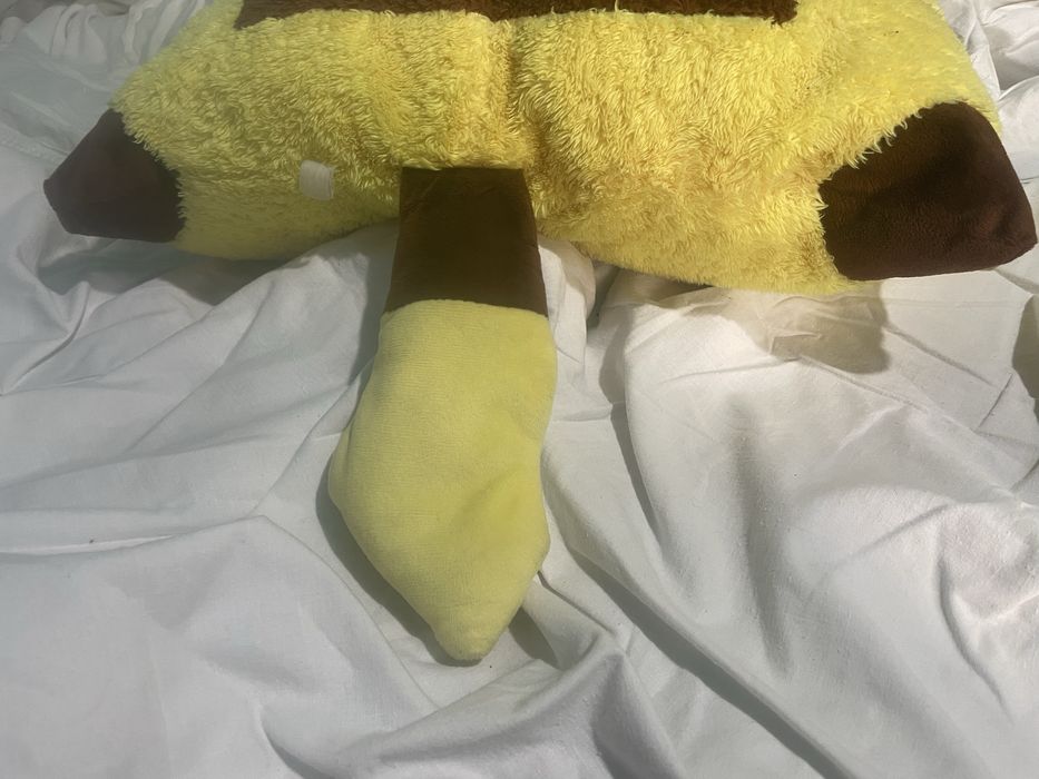 Pernă decorativă Pikachu pluș moale Pokémon Nintendo galbenă kawaii