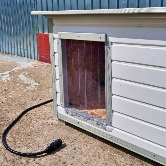 Perdea PVC Protectie Termica Usa Cusca Caine