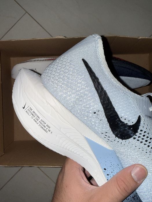 Маратонки Nike Zoom VaporFly Next% 3 “Pure Platinum Psychic Blue” - размер 49.5