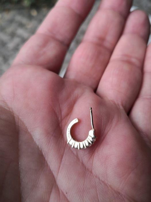 Vind cercei din aur 14kt cu 0,55ct diamante