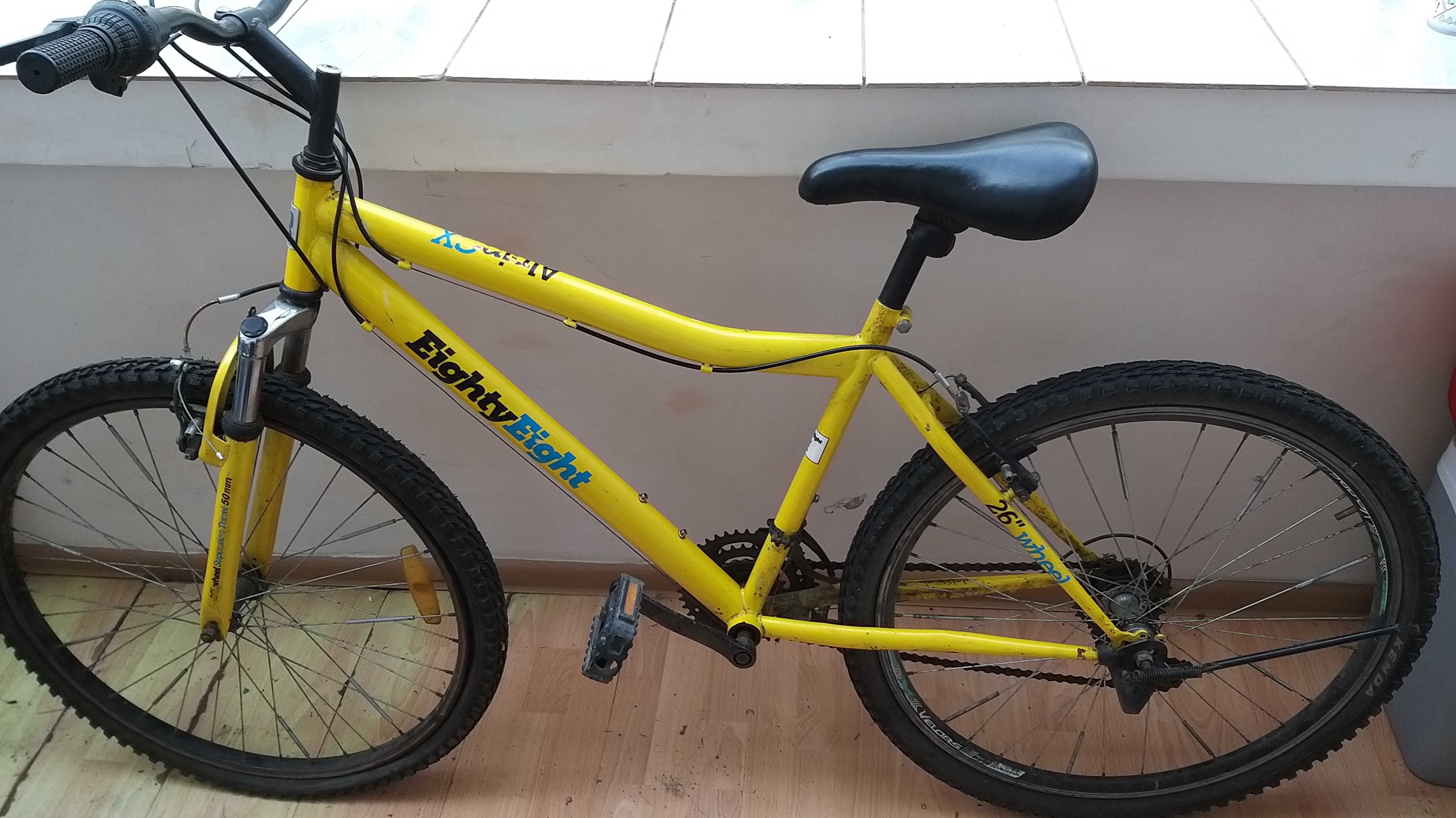 Labe Care House Bicicleta MTB 26 EightyEight Alpin CX, marime cadru 17", yellow Ploiesti •  OLX.ro