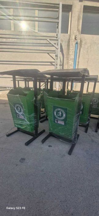 Уличная урна одинарная