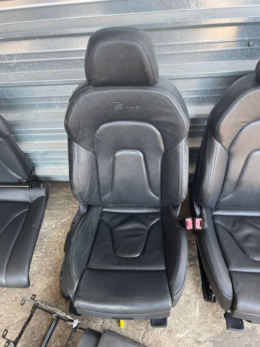 Ръчен кожен салон с надуване Audi A5 Cabrio Рекаро S-line н0