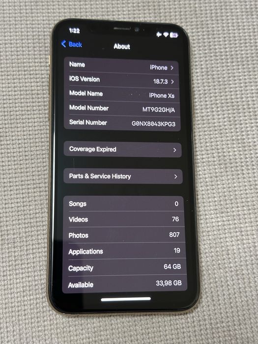 iPhone XS / 10s Gold