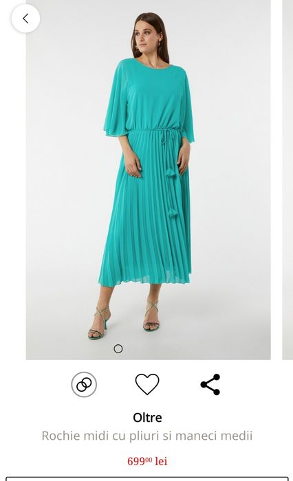 Rochie de coctail, lunga si vaporoasa