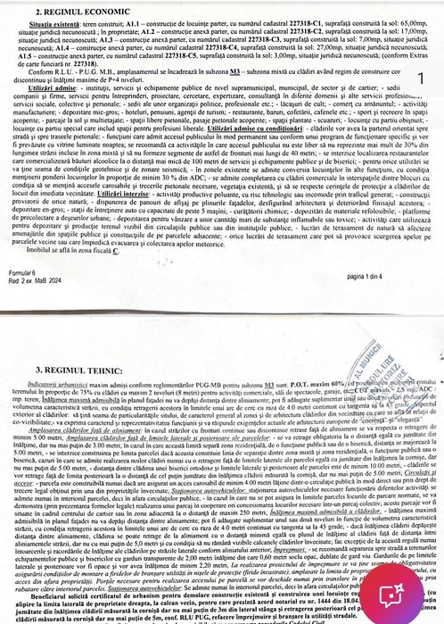 OPORTUNITATE DEZVOLTARE | 2 Loturi alăturate | Str. Verbinelor, Străulești | 811 mp | M3 P+4 | POT 60% CUT 2,5
