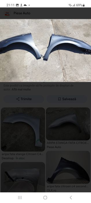 Aripa fata Citroen C4 2007