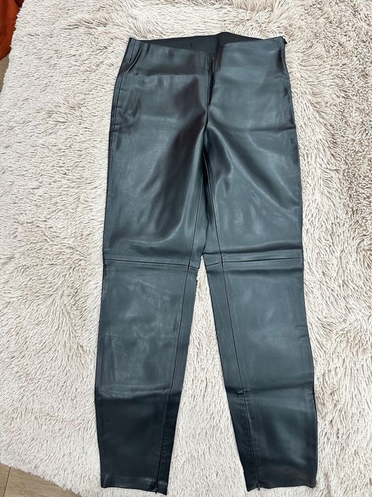 Черные Кожаные брюки