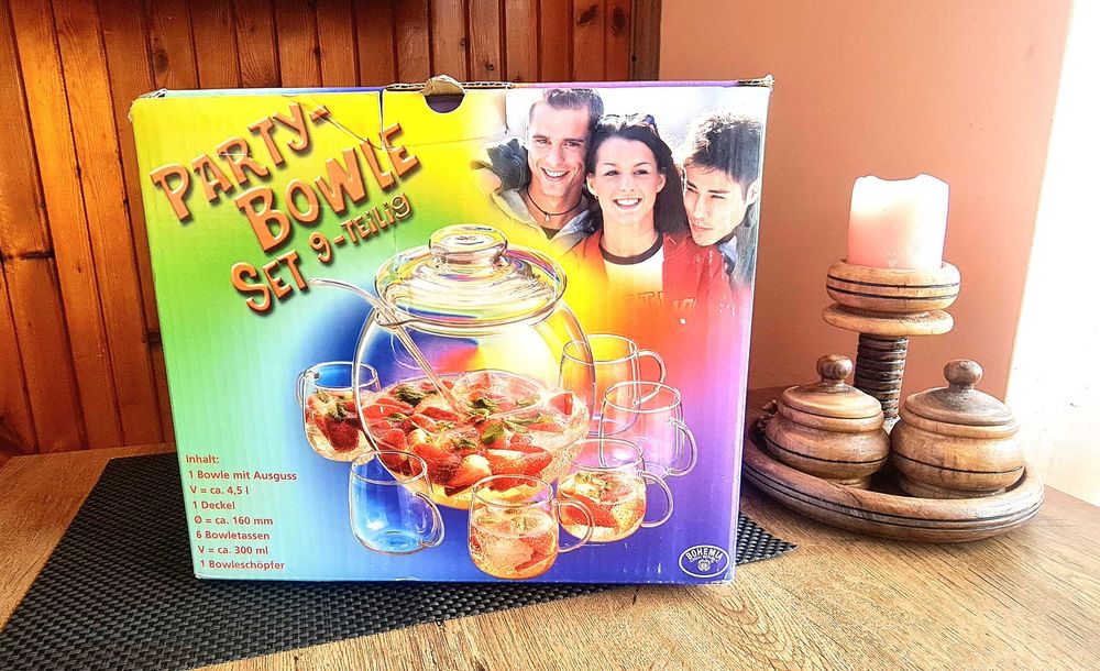 Комплект за напитки от 9 части ,,Bohemia" за пунш, чай, сокове 4.5L