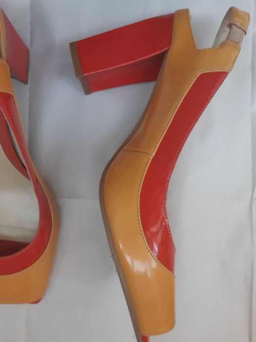 VAND SANDALE dama, din piele, Benvenutti, 38 = fix 24 cm