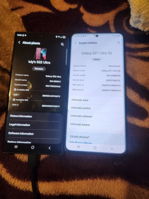 Vand schimb s22 ultra si s21 ultra  5 g