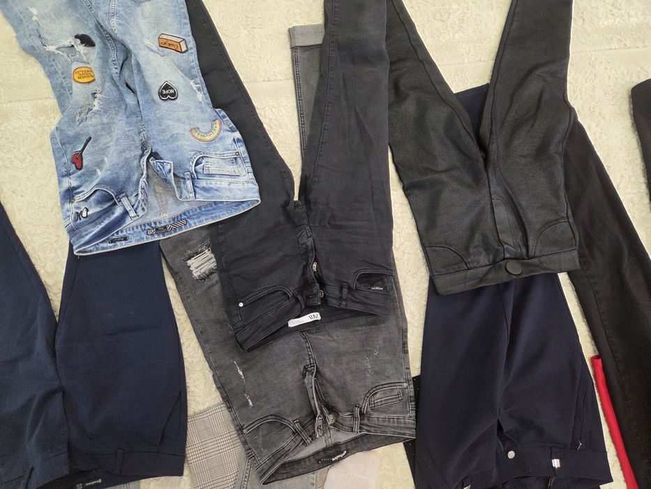 Lot pantaloni dama S-M,diferite marci,Zara,H&M,Brescha,Stradivarius
