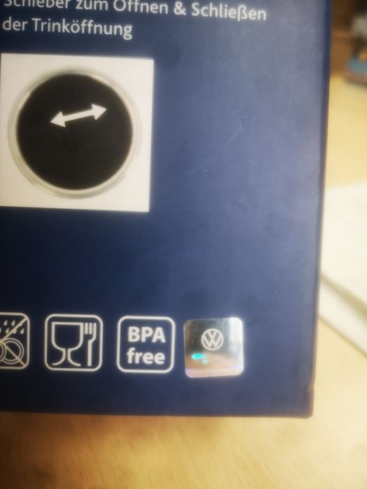 Термо чаша VW Bulli 450 мл термо чаша двустенна Volkswagen неръждаема