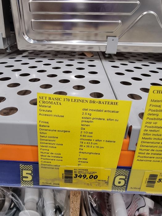 Chiuveta bucătărie nouă