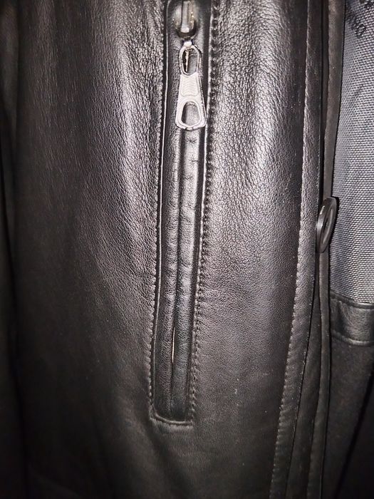 DANIEL HECHTER PARIS Оригинал Ново Мъжко Зимно Яке от Естествена Кожа