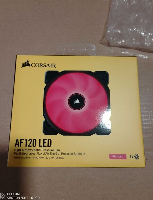 Cooler Carcasa Corsair AF120 Led Red 120x25 Nou Sigilat