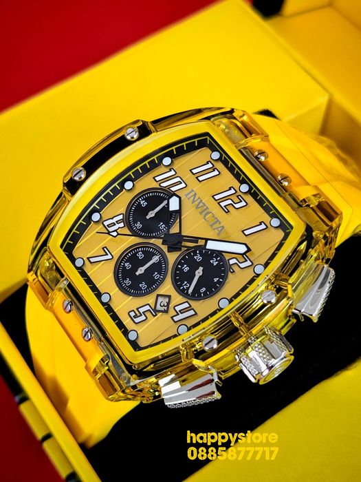 INVICTA Ghost Yellow 47 mm, Инвикта нов ръчен часовник