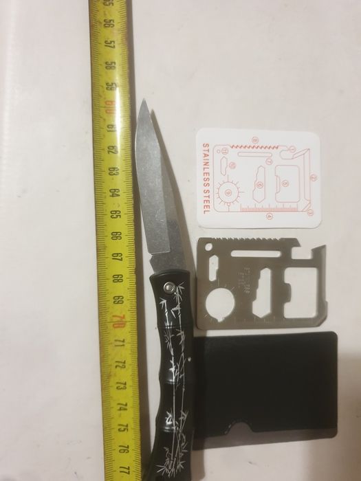 Cuțit briceag si card multifuncțional supraviețuire pescuit vânătoare