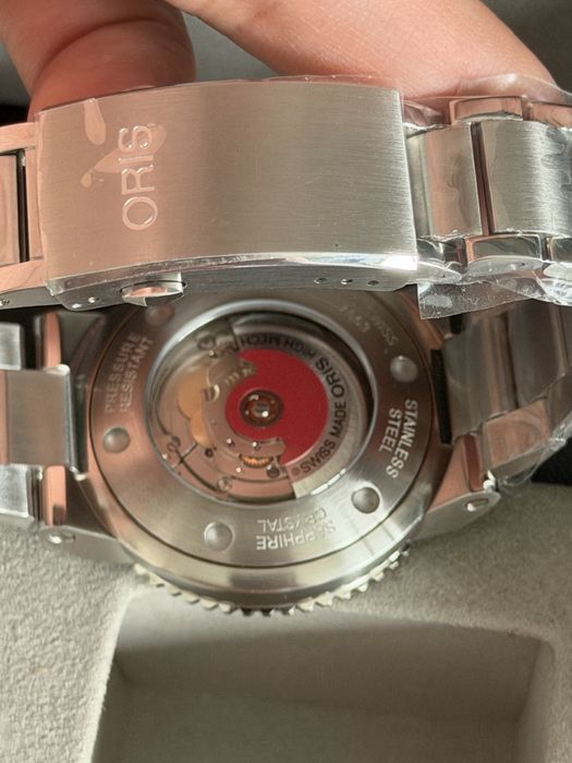 Oris automatic новые 43 мм синий