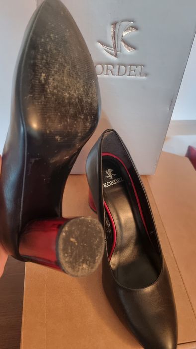 Pantofi negri piele naturala dama