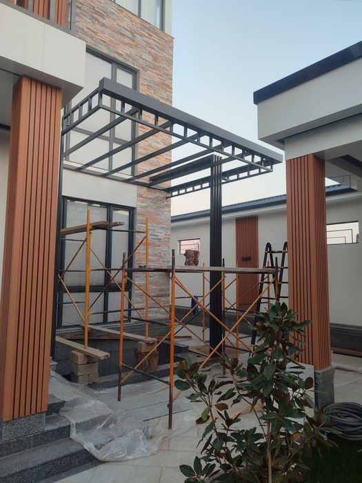 Сварка ишлари ( навес,козирок, лексан, газ ва сув труба)