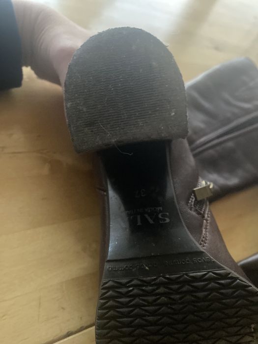 Кожени ботуши, #37, кафяви