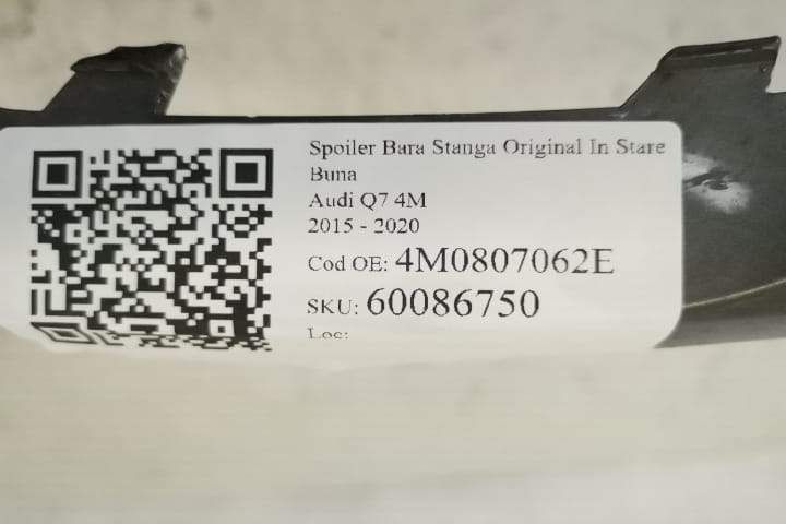 Spoiler Bara Dreapta Original In Stare Buna Audi Q7 4M 2015 2016 2017