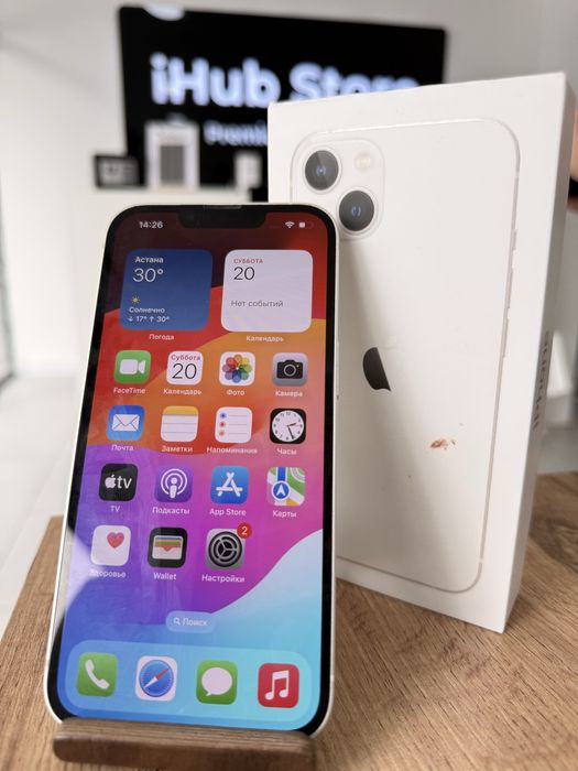 iPhone 13•128GB/100%Starlight  Айфон 13•128Гб/100%Ақ