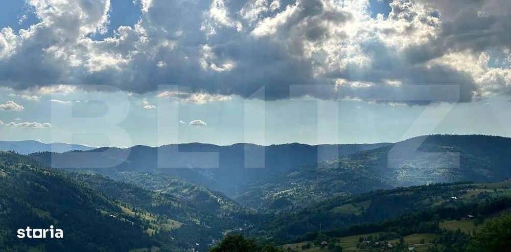 Teren cu panorama spectaculoasa ,1100 m altitudine– Comuna Horea