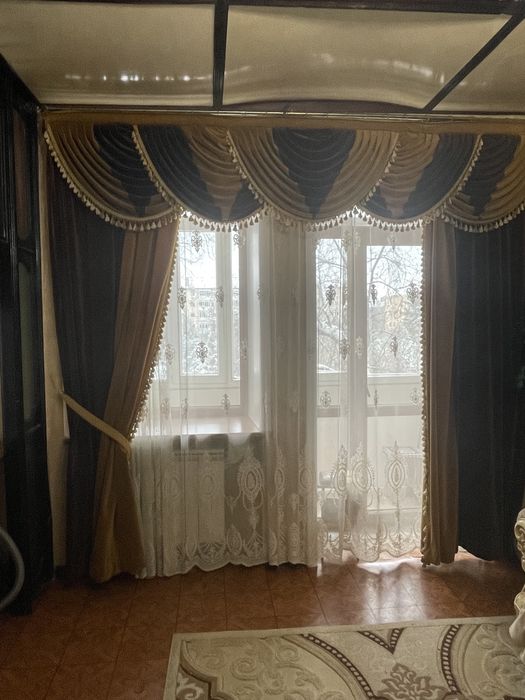 Комплект велюровых штор