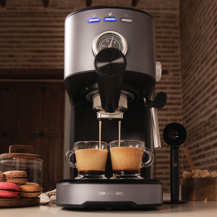 Cecotec Power Espresso 20 Pecan Steel Еспресо Машина 20 Bar