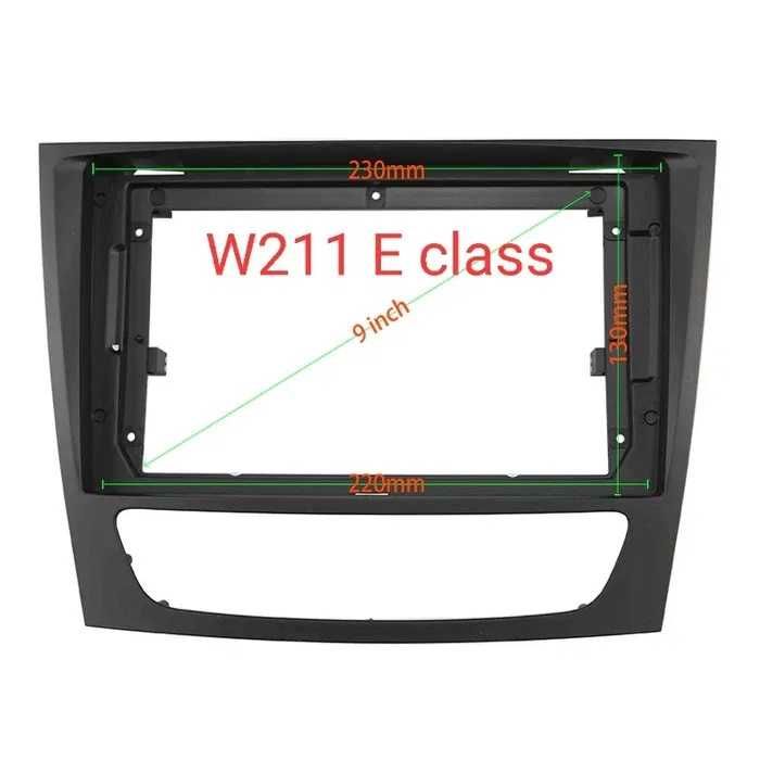 Адапторна Рамка за мултимедия 9" Mercedes W211 – монтаж