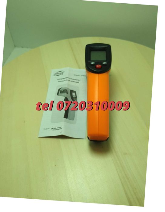 termometru temperatura celsius gm320 infrarosu digital laser 50 350
