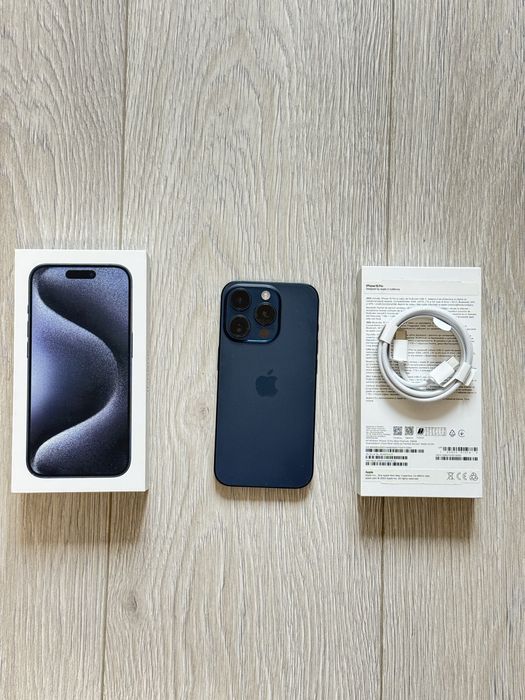 Iphone 15 pro 256 gb blue titanium